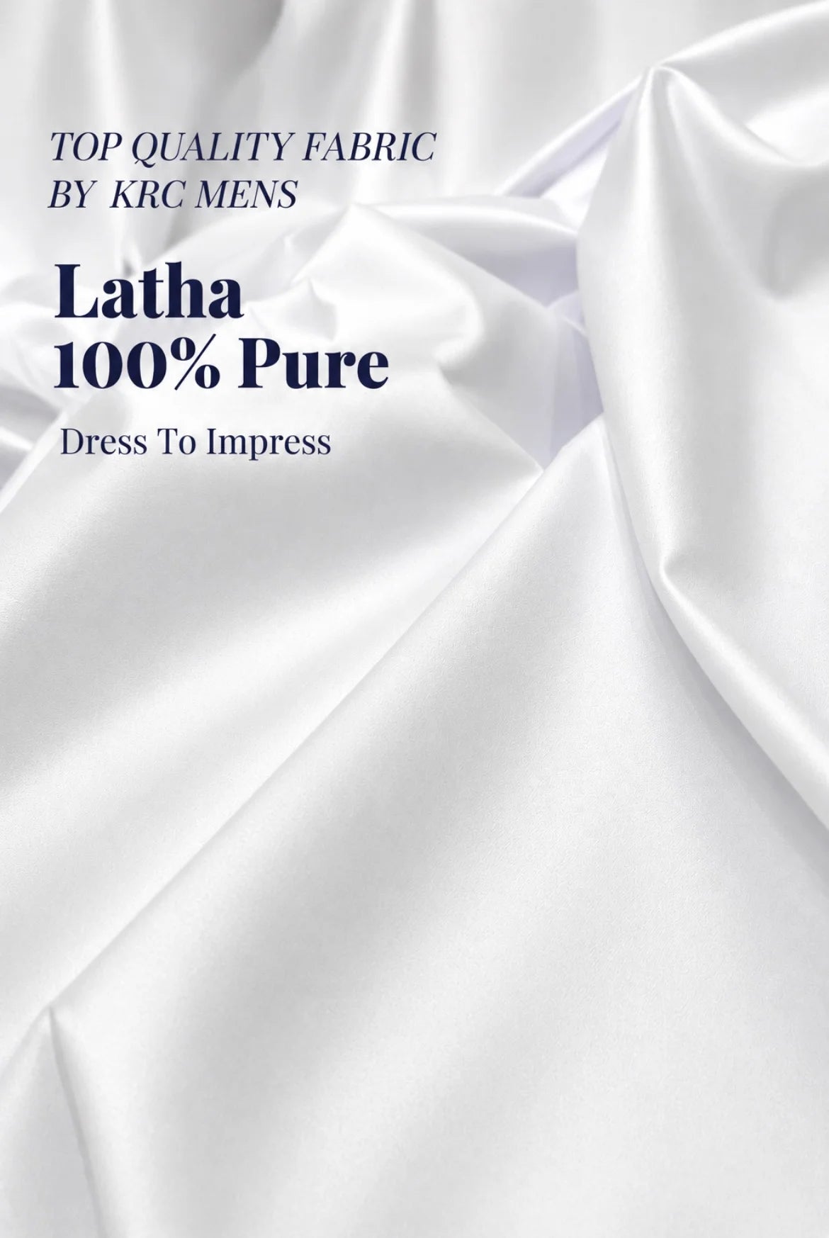 Pure Latha Classic – Smooth Finish Men's Unstitched Fabric