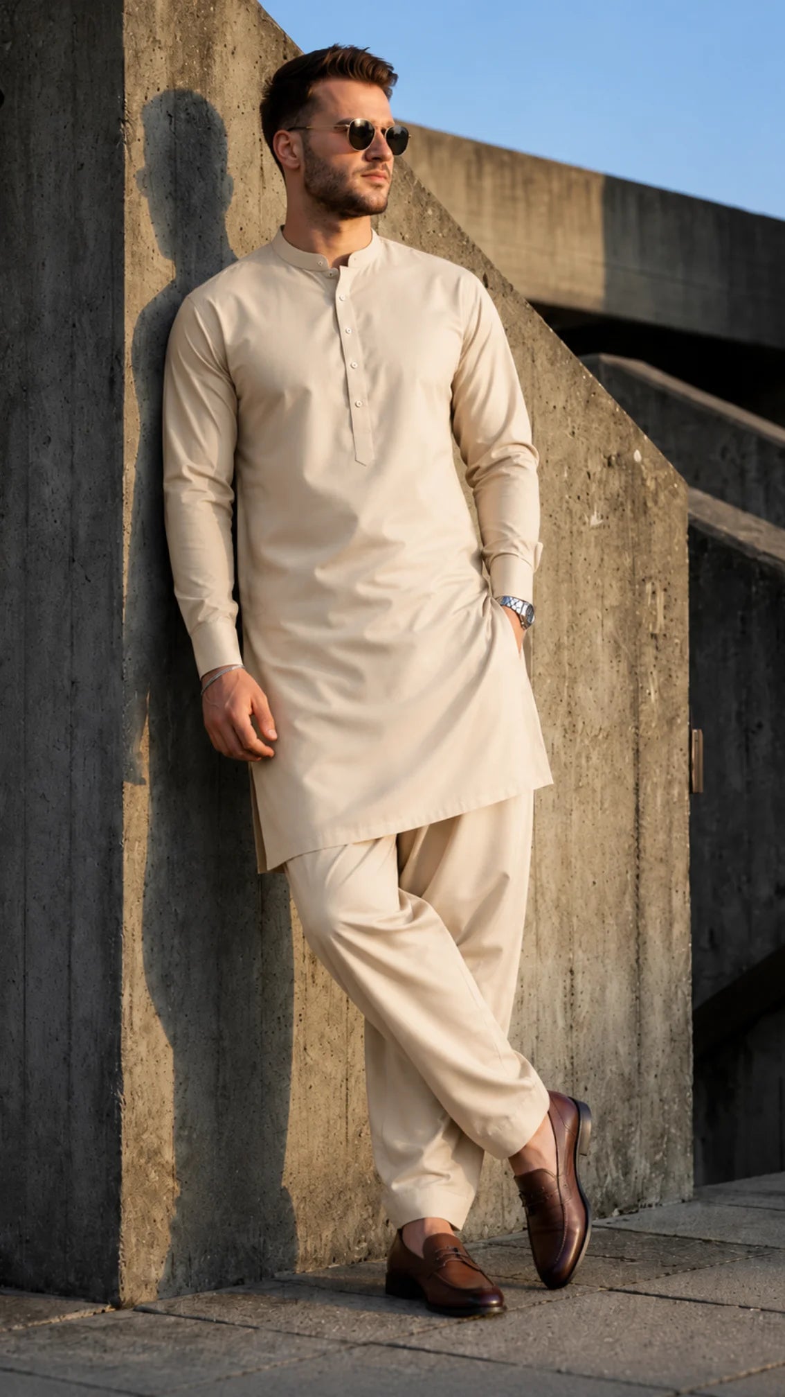 ALPHA Boski – Classic Men's Unstitched Fabric