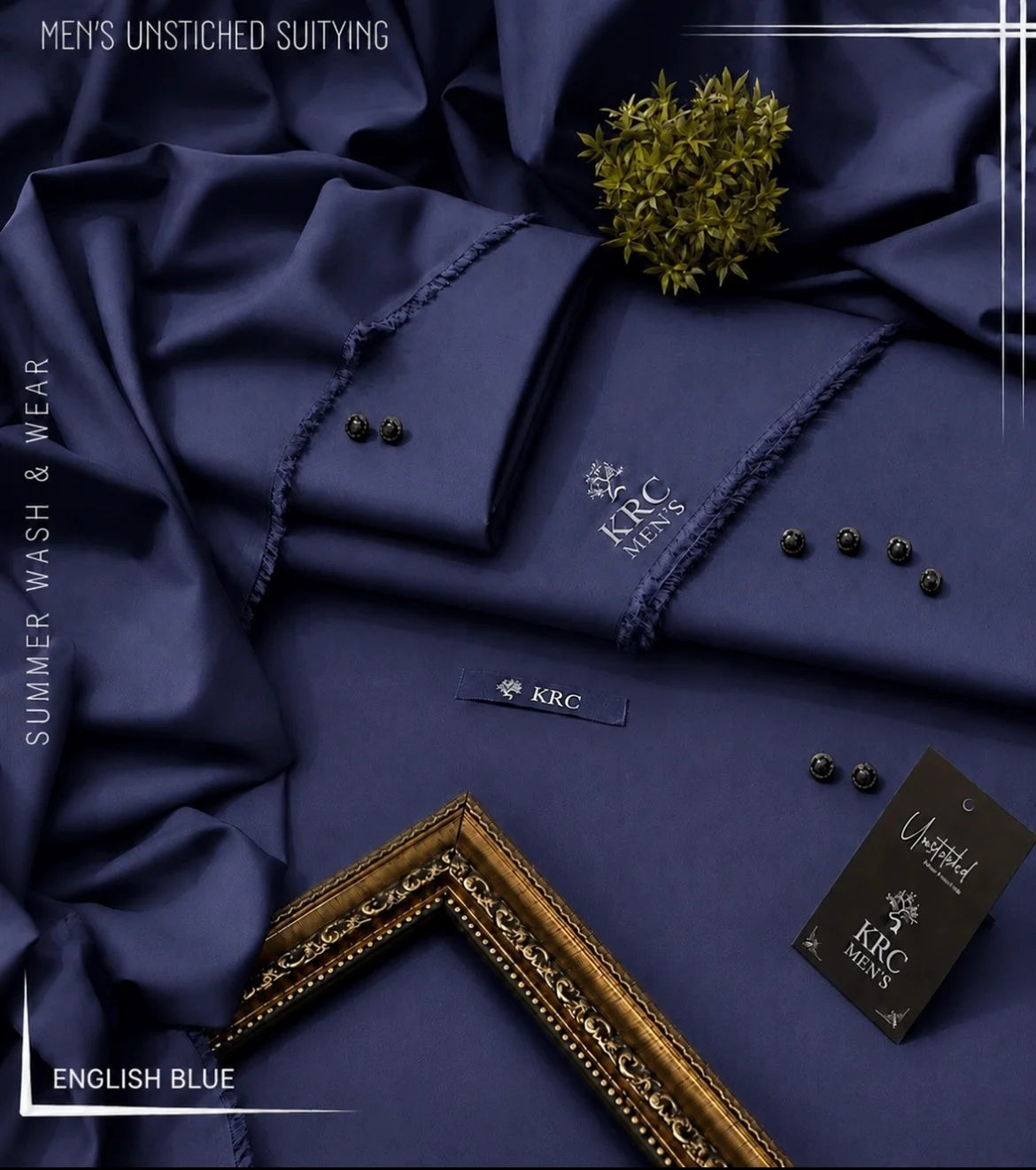 Aura Wash & Wear – Premium Men's Unstitched Fabric