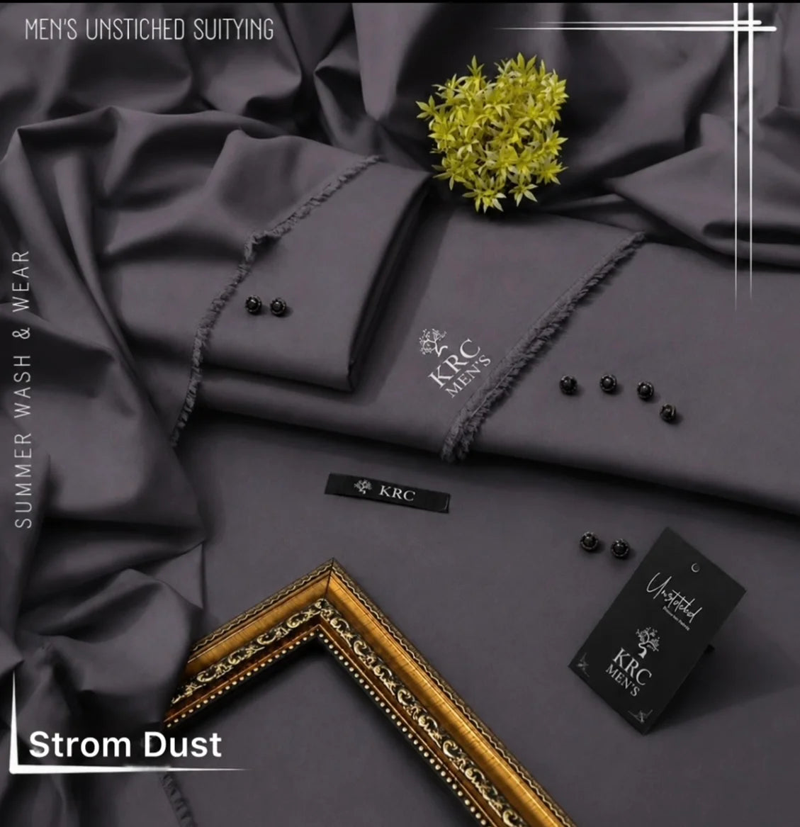 Aura Wash & Wear – Premium Men's Unstitched Fabric