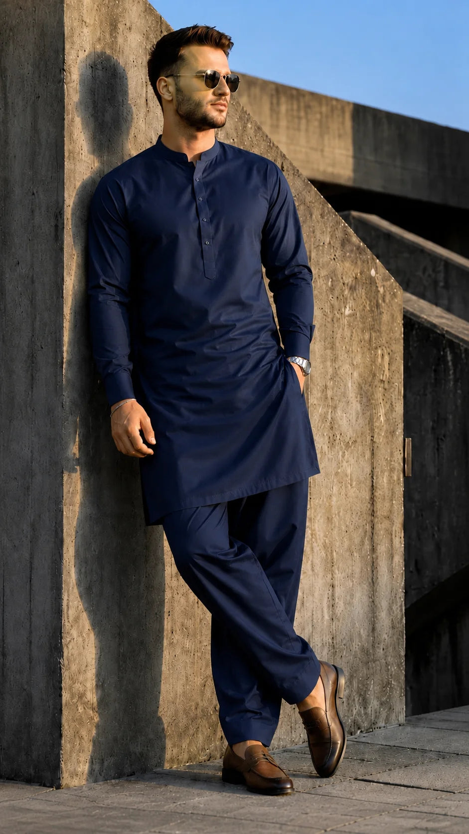 ALPHA Boski – Classic Men's Unstitched Fabric